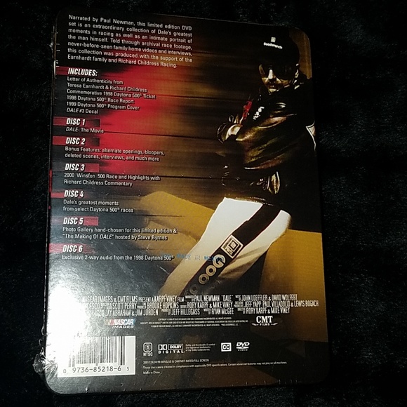 DALE EARNHARDT 6 DVD set - Picture 2 of 2